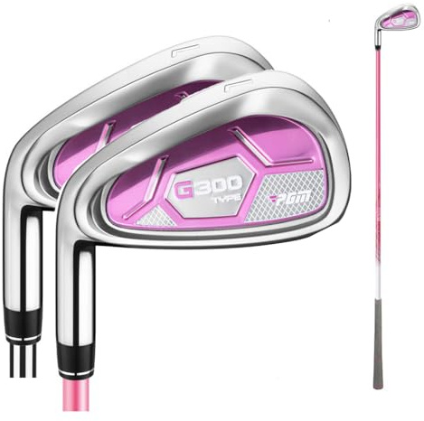 Vänster hand G300#7 golfklubba järnstålhuvud golfklubbor för damer idealiska för kvinnor enskilda klubbar golfsport