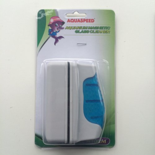 Finest-Filters Medium Floating Aquarium Algae Magnet Cleaner for Fish Tank Glass