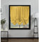 NetCurtainsUK Plain Voile Tie Blind Curtain Panels 140cm (55'') Wide x 140cm (55'') Drop (Yellow), HWTB01