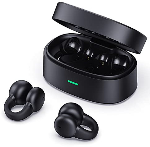 ZOUKAI Bone Conduction Bluetooth 5.3 Open Ear Clip Wireless Sports Headphones