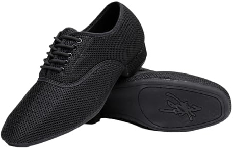 Yummsion Scarpe Ballo Stringate Uomo,Scarpe da Ballo Jazz Uomo,Scarpe Ballo Moderne Latine Uomo,Forte E Durevole,Adatto alla Pratica Quotidiana della Danza,ECC