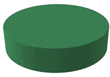 Espuma floral redonda, bloque de espuma húmeda verde, bloque de espuma floral húmeda, suministros para arreglos florales para flores de pasillo de boda, decoración de fiesta (20 cm)