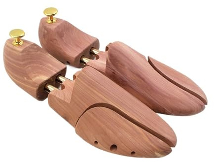 Árbol de zapatos madera ajustable doble tubo for hombres y mujeres(EUR36)