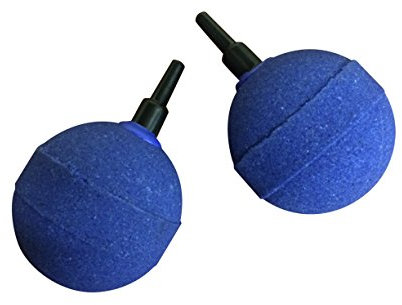 Finest-Filters 2 x 50mm 2 Round Air Stones for Pond or Aquarium Fish Tank