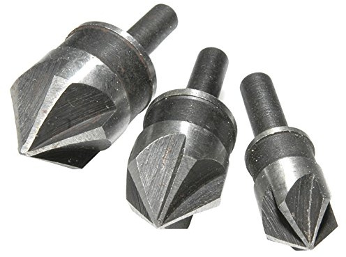 SERIE 3 SBAVATORI 12-16-19 MM - SVASATORE CONICO BITS PUNTE PER TRAPANO