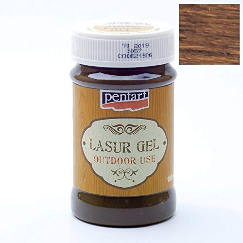 Zita´s Creative Lasurgel für Außen- und Innenbereich 100ml - walnuss. Lasurfarbe, Bastelfarbe