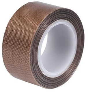 SopimusZ Teflon Tape 0.13mm Thickness for Vacuum Machine Sealer, PTFE Coated Fiberglass Heat Resistant Up to 300℃ 25mm x 10M 1 Piece