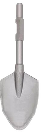 harayaa Martillo eléctrico con cabeza de pala para arcilla, herramienta para excavar suelos arenosos, pala plana, Puntiagudo