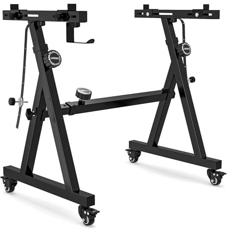 Vhffoso Keyboard Ständer,Tastatur für 54-88 Tasten, Keyboardständer breiten-/höhenverstellbar, faltbar, Klavierständer Z Form, E Piano Ständer,digital piano stand (Schwarz)