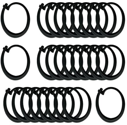 KiBcsLic Ganci per Tende da Gazebo, Scorrevoli, per Tenda Laterale da Patio