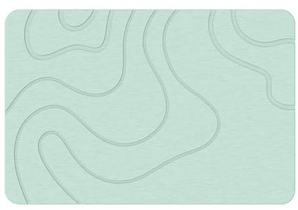 Tappetino da bagno in pietra, assorbente, ad asciugatura rapida, tappetino da doccia con pietre di, antiscivolo, per porta del WC, tappeto d'ingresso, accessorio lavabile per porta