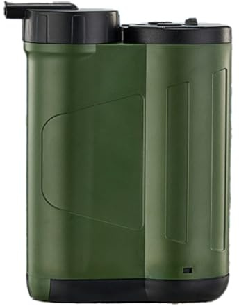 Akfldms Pajita con Filtro de Agua Personal para Camping, Senderismo y Emergencias - Purificador de Agua Eléctrico Portátil para Exteriores