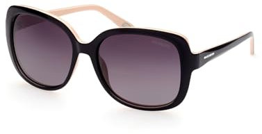SKECHERS Unisex SE6126 Sonnenbrille, Shiny Black, 62