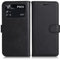 DENDICO Funda para Xiaomi Poco M4 Pro 4G, Billetera Carcasa de Piel PU con Ranuras para Tarjetas, Magnético Funda para Xiaomi Poco M4 Pro 4G, Negro