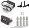 CGEAMDY Batterieanschluss 50A Stecker, Batterieanschluss Für Schnellanschluss, Batterieanschluss Stecker Mit Staubschutzkappen, Für Winch Auto Wohnwagen, Wohnmobil