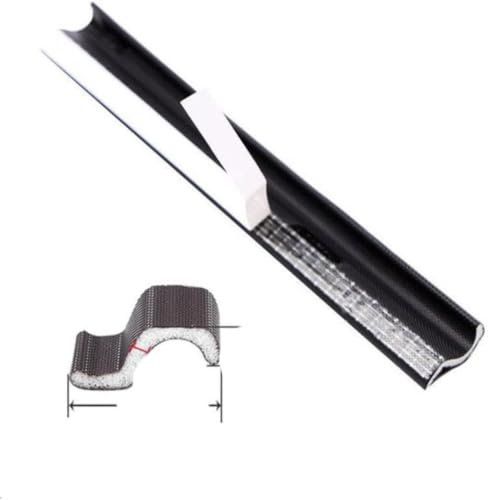 Fensterdichtungen, Fensterentlüfter, 6M schalldichter Schaumstoff-Dichtungsstreifen for Flügelfenster, Schiebetüren und Fenster, wetterfeste Dichtung, Lückenfüller, Zugluftstopper, Sweep-A Typ-Grau, 6