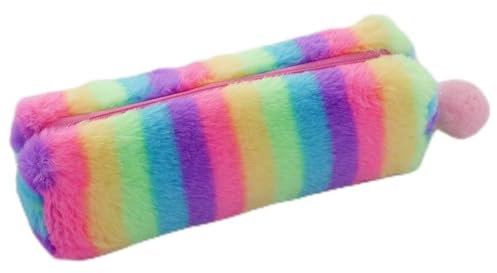 EIH Plüsch Federmäppchen,Schlampermäppchen Mädchen,Federmappe,Multifunktional,Schlampermäppchen,Federmappe Mädchen,Schulsachen Mädchen,Kinder-Plüsch-Federmäppchen,Schulbedarf