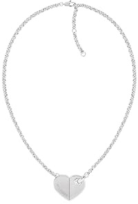 Tommy Hilfiger Jewelry Collar de Cadena para Mujer en Acero Inoxidable con un Colgante en Forma de Corazón - 2780926