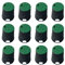 Natotela 6 Round Valve Box 12 Pack With Lid Underground Assembly Sprinkler System Water Meter Box Automatic Lawn Drip Irrigation Kits for Pressure Reducer Water Meters Valves Decoder