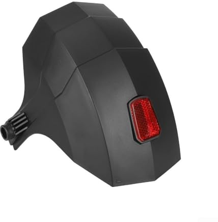 Garde-boue arrière pour trottinette électrique Kukirin G3 G4, léger avec lentille réfléchissante arrière pour protection contre les intempéries (noir)