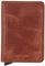 Secrid Slim Wallet Vintage Cognac Silver Kartenetui aus Leder, Farbe: Braun, für 4 Karten mit oder 6 Karten ohne Prägung, Maße: 10,2 x 6,8 x 1,6 cm, SV-Cognac-Silver