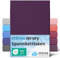 etérea Jersey Spannbettlaken 90x200cm - 100x200cm Pflaume bis 30 cm Höhe - 100% Baumwolle Spannbetttuch Oekotex - Bed Sheets Leintuch Bettbezug - Bettlaken 90x200 cm - 100x200 cm - Lila