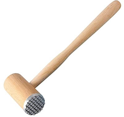 Fackelmann 31127 Fleischklopfer, Buchenholz, Natur