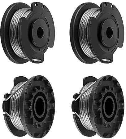 4 Pieces Strimmer Wire Replacement Spool and Line Compatible with Bosch ART 23 SL ART 26 SL, EasyGrassCut 18, 23, 26, 18-230,18-260, Grass Trimmer F016800569 F016800385