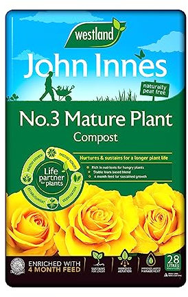 John Innes Peat Free No 3 Mature Plant Compost 28L