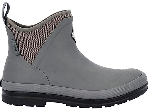 Muck Boots Women's Originals Ankle Pull On Waterproof Ankle Boot, Grey, 6