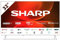 SHARP 32FH2KAW 32-Inch HD Ready Smart Frameless Android TV in White with Active Motion 400, Freeview Play, Pre-Installed Apps, 3x HDMI & 2x USB