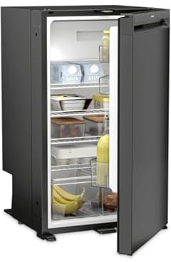 Dometic CoolMatic NRX 90V Kompressor-Kühlschrank 48cm breit 90 Liter Gefrierfach 12/24V schwarz