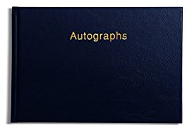 Pirongs Navy Gold-edged Autograph Book- available in 10 colours