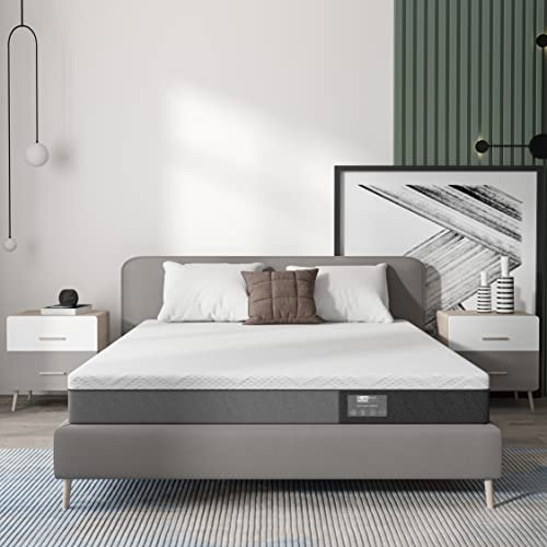 BedStory Matelas 140x190 en Mousse Gel Bamboo Charcoal, Matelas 7 Zones Ergonomique avec Housse Amovible et Lavable,Hypoallergénique, Soutien Optimal, Confort,Épaisseur 16CM