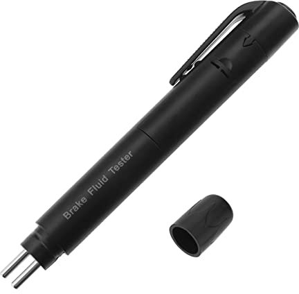 VGOL Brake Fluid Tester Auto Diagnostic Brakes Testing Pen with 5 LED Indicators Portable Vehicle Auto Brake Tester for Testing DOT3 DOT4 DOT5 Brake Fluid