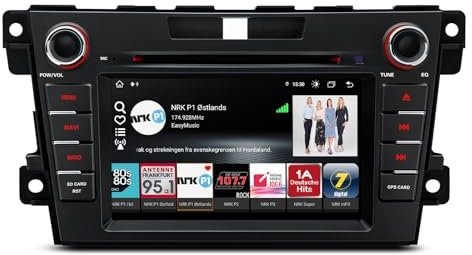 XTRONS 7 Zoll 1024 * 600 HD IPS Android 13 Autoradio Octa Core 4GB 64GB Eingebautes 4G LTE/CarAutoPlay/Android Auto/DSP/WiFi/GPS/Bluetooth 5.0/DVD Optional DAB+ OBD DVR für Mazda CX-7(2007-2012)