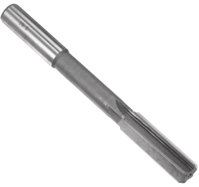 QUARKZMAN borrborr 19,5 mm, H7 HSS svarvborrmaskin med 6 raka skärningar, runt skaft fräsverktyg, metrisk brotschborr för rostfria metallhål