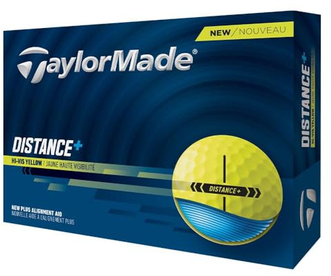 TaylorMade Golf 2025 Distance + Yellow One Dozen
