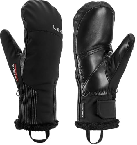 LEKI Vallarta 654805501 - Guanti da sci da donna, taglia 7,5, colore: Nero