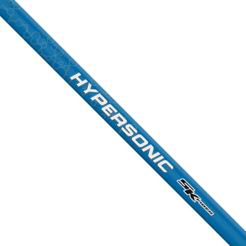SK Fiber Hypersonic .335 Satin Blue Graphite Golf Club Shafts, Driver/Fairway Wood Shaft in Regular/Stiff Combination Flex for Men