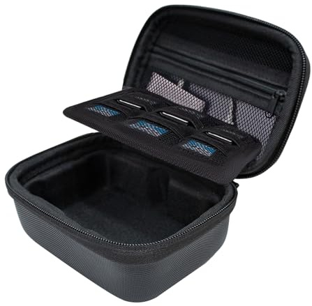 Rieibi Kameratasche für Sony ZV-1F / zv-1 Mark ii, Canon G7X Mark III, G7X Mark II, SX740 hs, ricoh GR III, Panasonic tz99, bietet Platz für Datenkabel, Ladegeräte und anderes Kamerazubehör