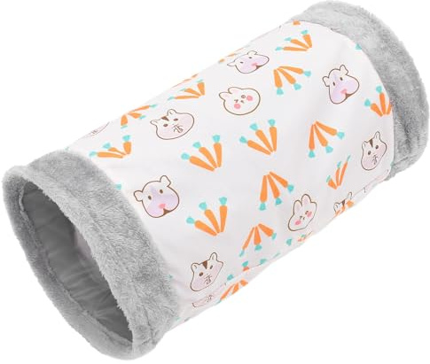 SHINEOFI Túnel Plegable para Mascotas Túnel de Conejo Resistente al Desgaste Cómodo Tamaño Mediano para Conejos y Hámsteres Uso en Interiores para Animales Pequeños