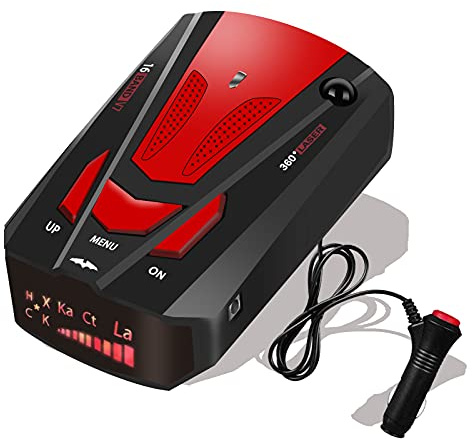 2026 Newly Radar Detector with Mute Memory, City/Highway Mode, Long Range Tracking, LED Display, Ideal Gift for Cars1105-7