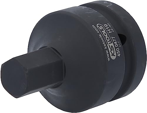 KS Tools 450.0477 Bussola 1per avvitatore ad impulsi per viti a esagono incassato, corta, 19 mm