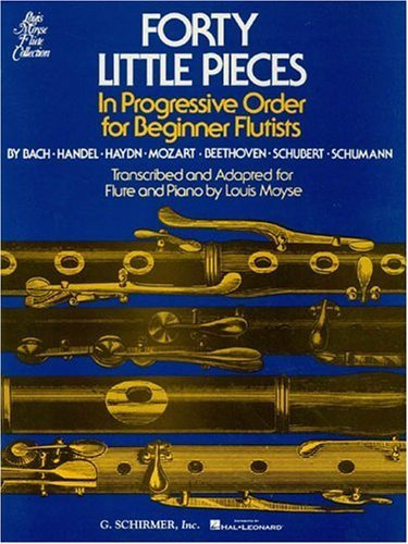 40 Little Pieces in Progressive Order (Louis Moyse Flute Collection) by Not Available (1986-11-01)