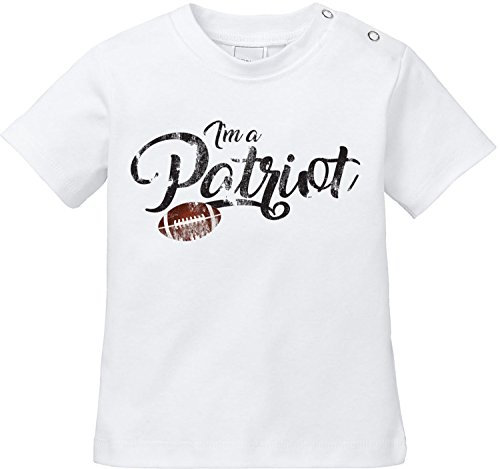 EZYshirt® I´m a Patriot | American Football Bio Baumwolle Baby T-Shirt