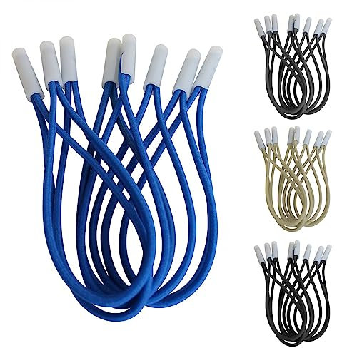 Linxor ® Lot de 10 tendeurs sandows Cabiclic avec Embout basculant - 4 Coloris