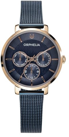 Orphelia Damen Multi Zifferblatt Uhr Derby mit Mesh Edelstahl Armband