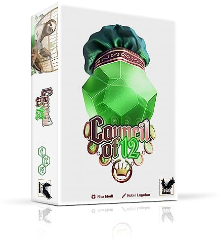 Corax Games 1026861 Council of 12 Kooperatives Kartenspiel Deutsch