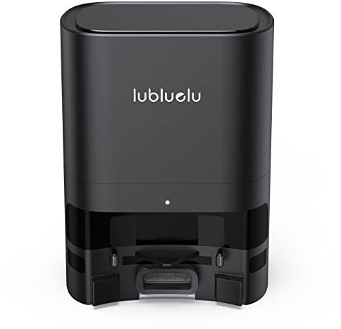 Lubluelu Station d'aspiration Automatique 2L pour Le Vidage Automatique de Aspirateur Robot Laveur SL60D/SL61 - avec 2 Sacs à Poussière, Noir